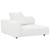Interface Toast sofa module w/ armrest, 135 x 135 cm, Arc 80 white