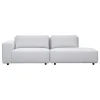 Interface Toastie modular sofa, 250 cm, B125-P, Leaf 101 ivory