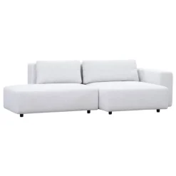 Interface Toastie modular sofa, 253 cm, O-DO, Leaf 101 ivory