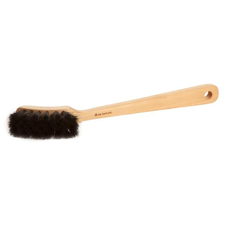 Iris Hantverk Dish brush with handle, birch - black