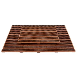 Iris Hantverk Doormat, large, brown stained birch