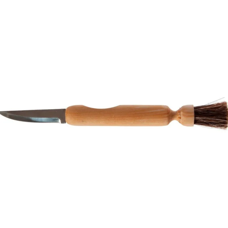 Iris Hantverk Mushroom knife with brush
