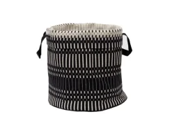 Johanna Gullichsen Helios fabric basket M, black