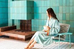 Johanna Gullichsen Piazzetta bathrobe, aqua