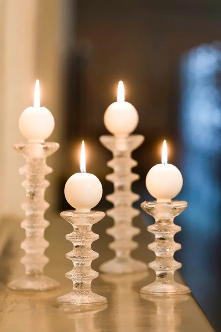 Juhava Antique ball candle, 2 pcs