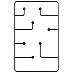 Karakter Hang Around coat rack, large