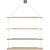 Karakter Libreria Pensile shelf, lacquered oak