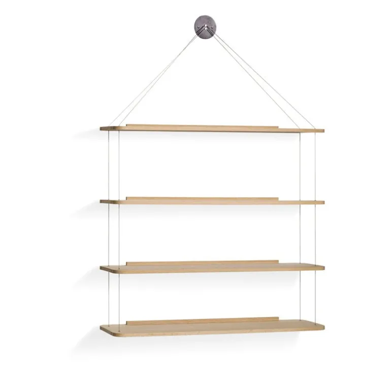 Karakter Libreria Pensile shelf, lacquered oak