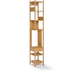 Karakter Lungangolo shelf, left, oiled oak