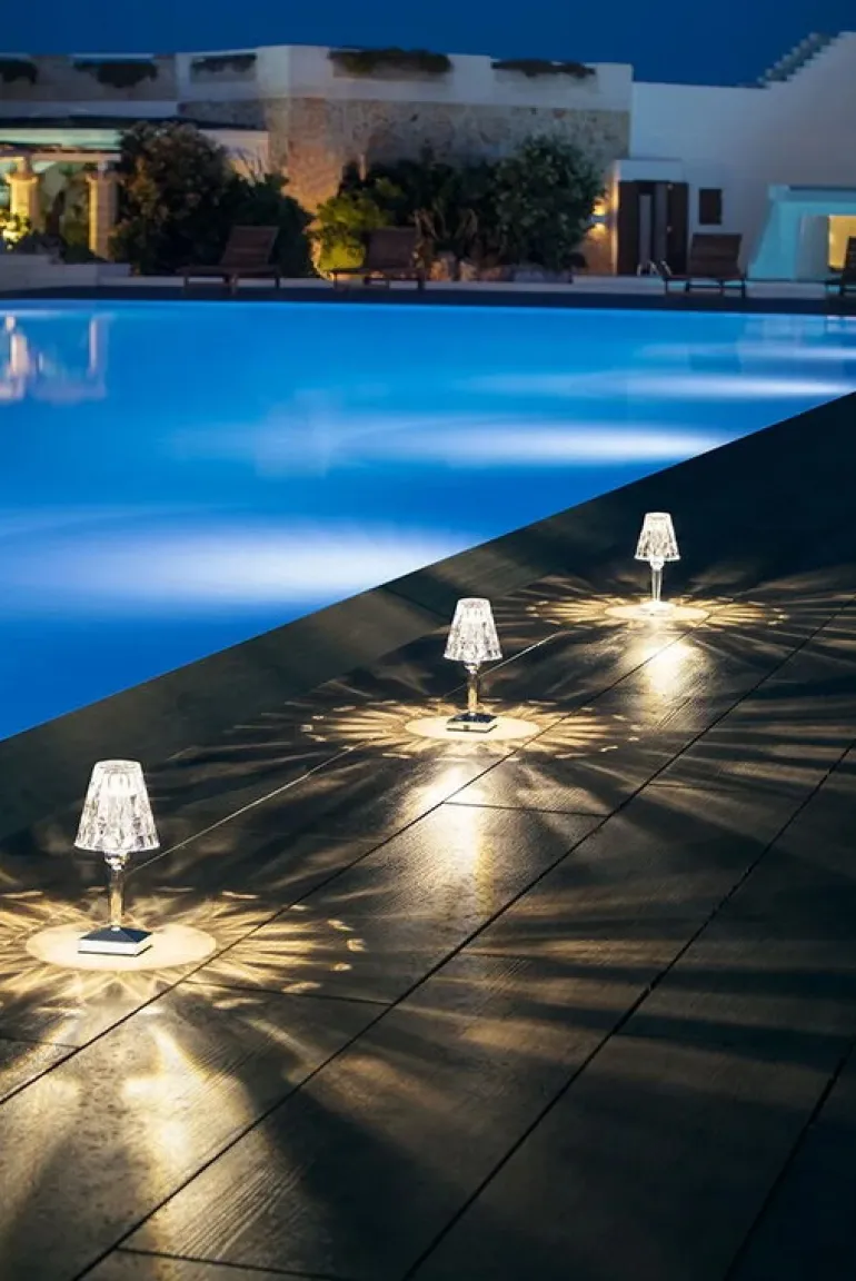 Kartell Battery lamp, clear