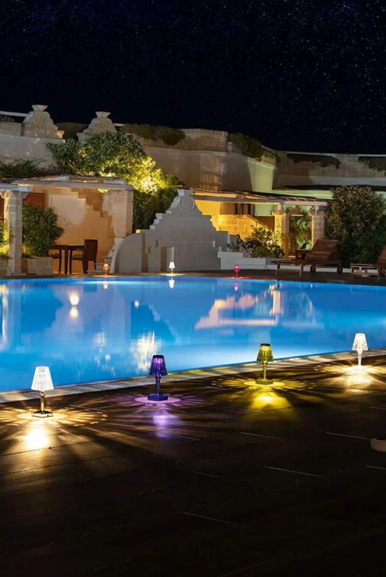 Kartell Battery lamp, clear