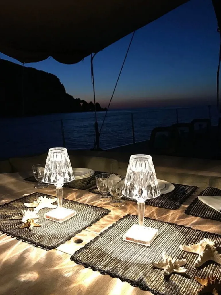 Kartell Battery lamp, clear