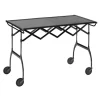 Kartell Battista folding serving trolley/side table, black