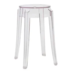 Kartell Charles Ghost stool, 46 cm