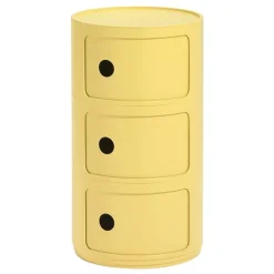 Kartell Componibili Bio storage unit, yellow