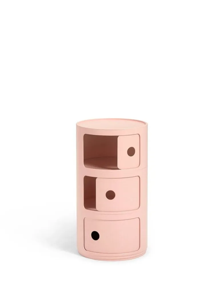 Kartell Componibili Bio storage unit, pink
