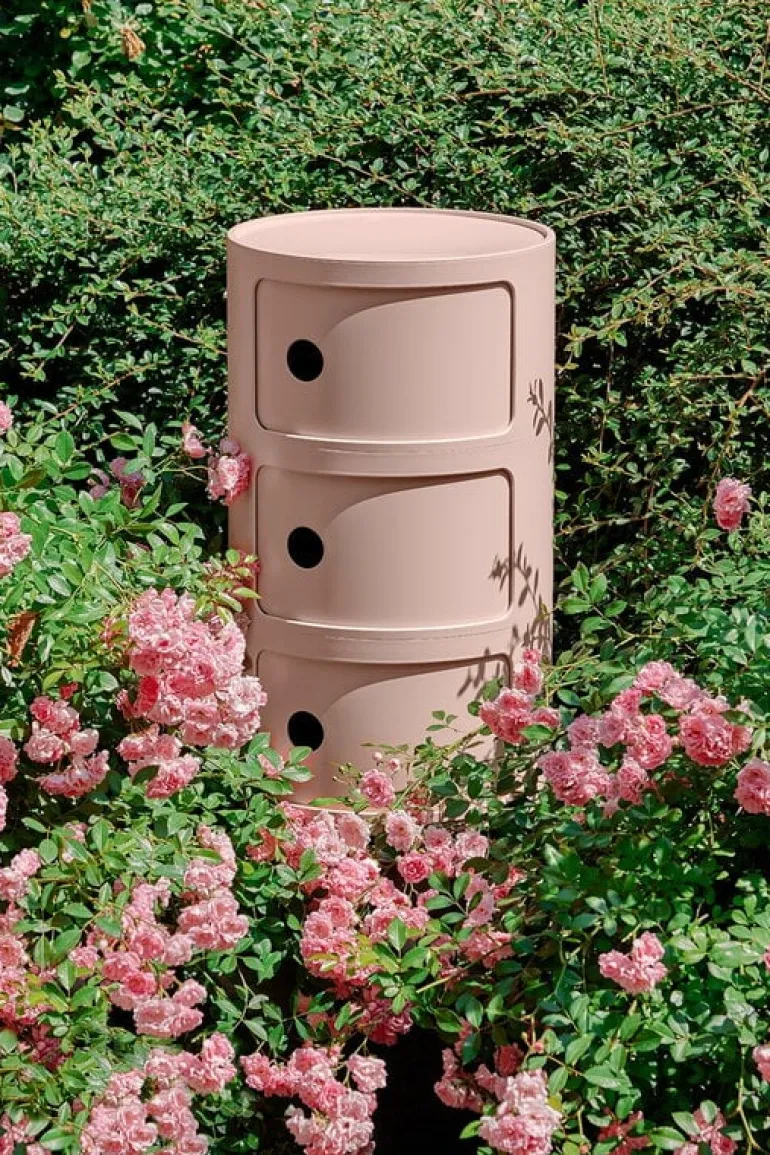 Kartell Componibili Bio storage unit, pink