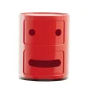 Kartell Componibili Smile storage unit 2, 2 modules, red