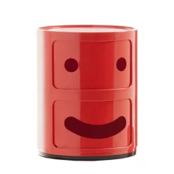 Kartell Componibili Smile storage unit 1, 2 modules, red