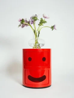 Kartell Componibili Smile storage unit 1, 2 modules, red