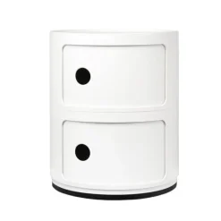 Kartell Componibili storage unit, 2 modules, white