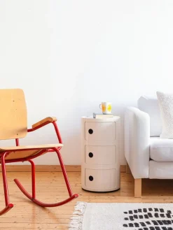 Kartell Componibili storage unit, 3 modules, white