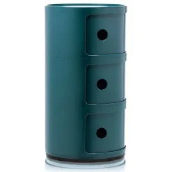 Kartell Componibili storage unit, 3 modules, blue