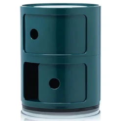 Kartell Componibili storage unit, 2 modules, blue