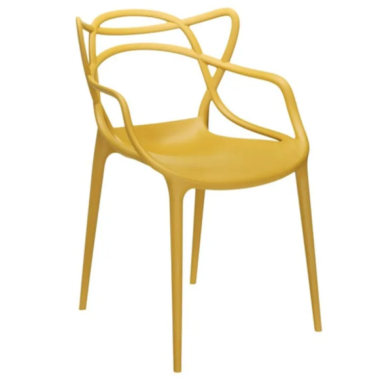Kartell Masters chair, mustard
