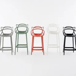 Kartell Masters stool, grey
