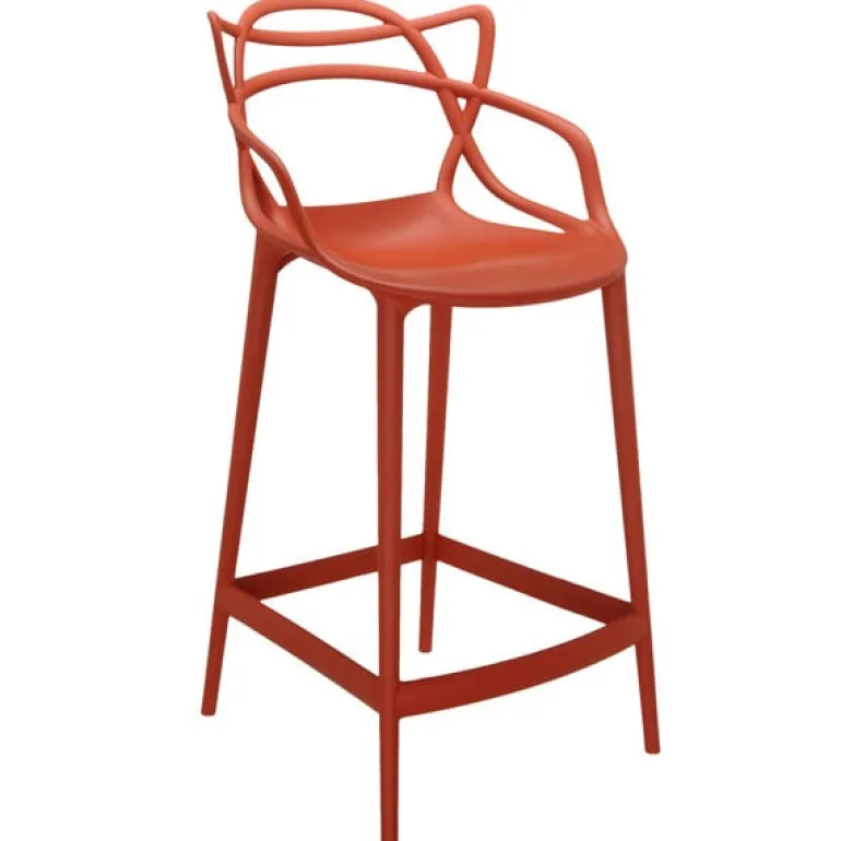 Kartell Masters stool, rust
