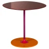 Kartell Thierry side table, 45 x 45 cm, burgundy