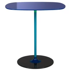 Kartell Thierry side table, 33 x 50 cm, blue