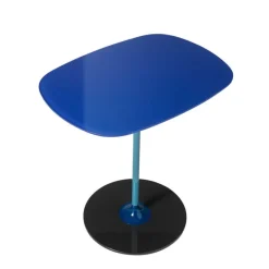 Kartell Thierry side table, 33 x 50 cm, blue