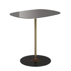 Kartell Thierry side table, 33 x 50 cm, grey
