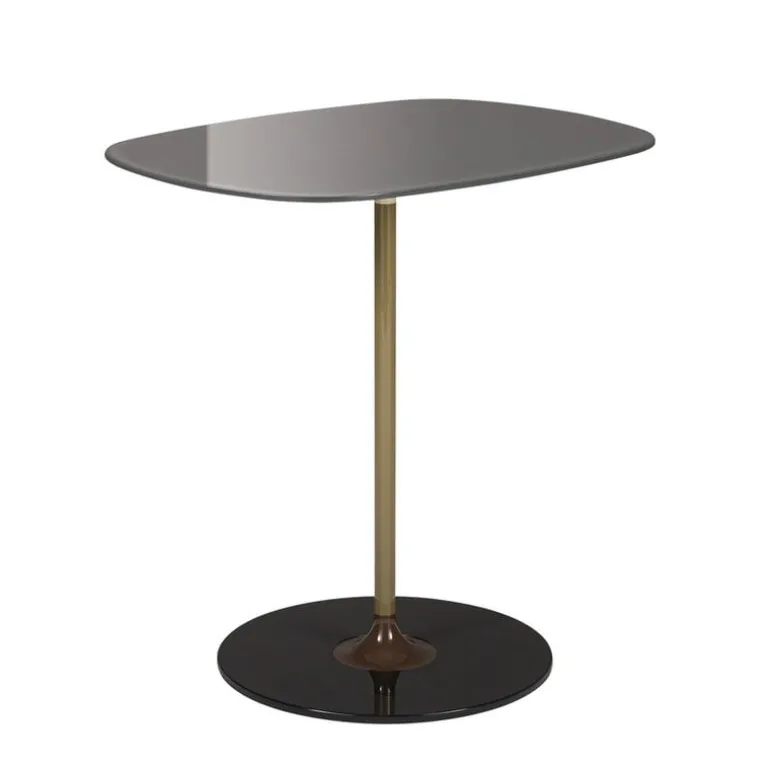 Kartell Thierry side table, 33 x 50 cm, grey
