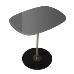 Kartell Thierry side table, 33 x 50 cm, grey