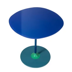 Kartell Thierry side table, 45 x 45 cm, blue