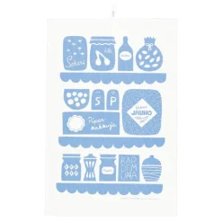 Kauniste Keittiössä tea towel, blue