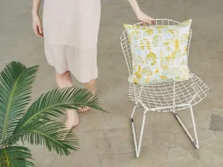 Kauniste Mökkilä cushion cover, yellow