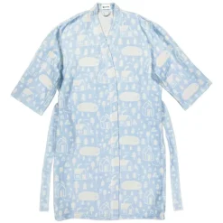 Kauniste Sauna bath robe, light blue