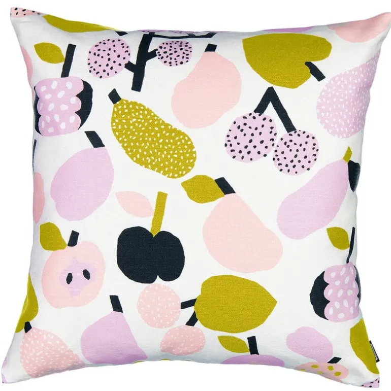 Kauniste Tutti Frutti cushion cover, olive green