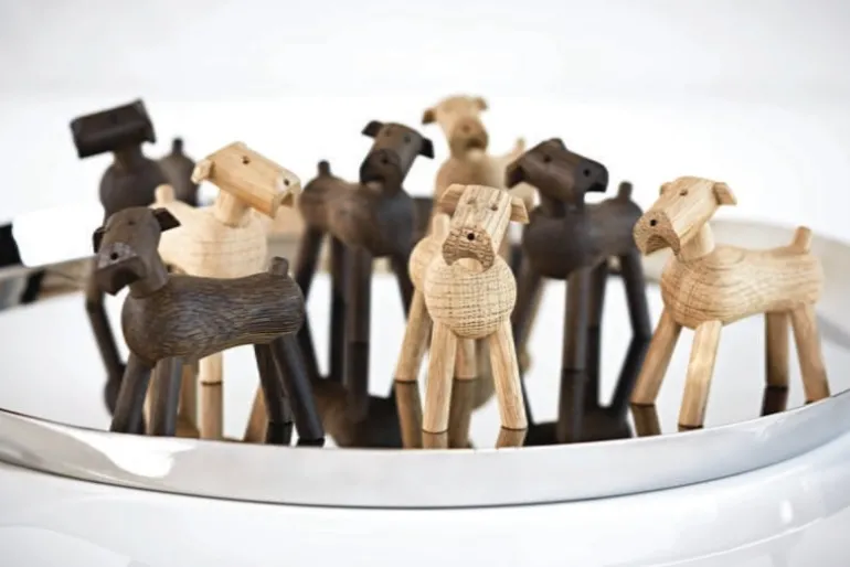 Kay Bojesen Denmark Dog Tim, dark brown