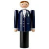 Kay Bojesen Denmark Groom, blue - black - white