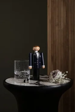 Kay Bojesen Denmark Groom, blue - black - white