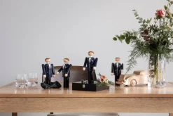 Kay Bojesen Denmark Groom, blue - black - white