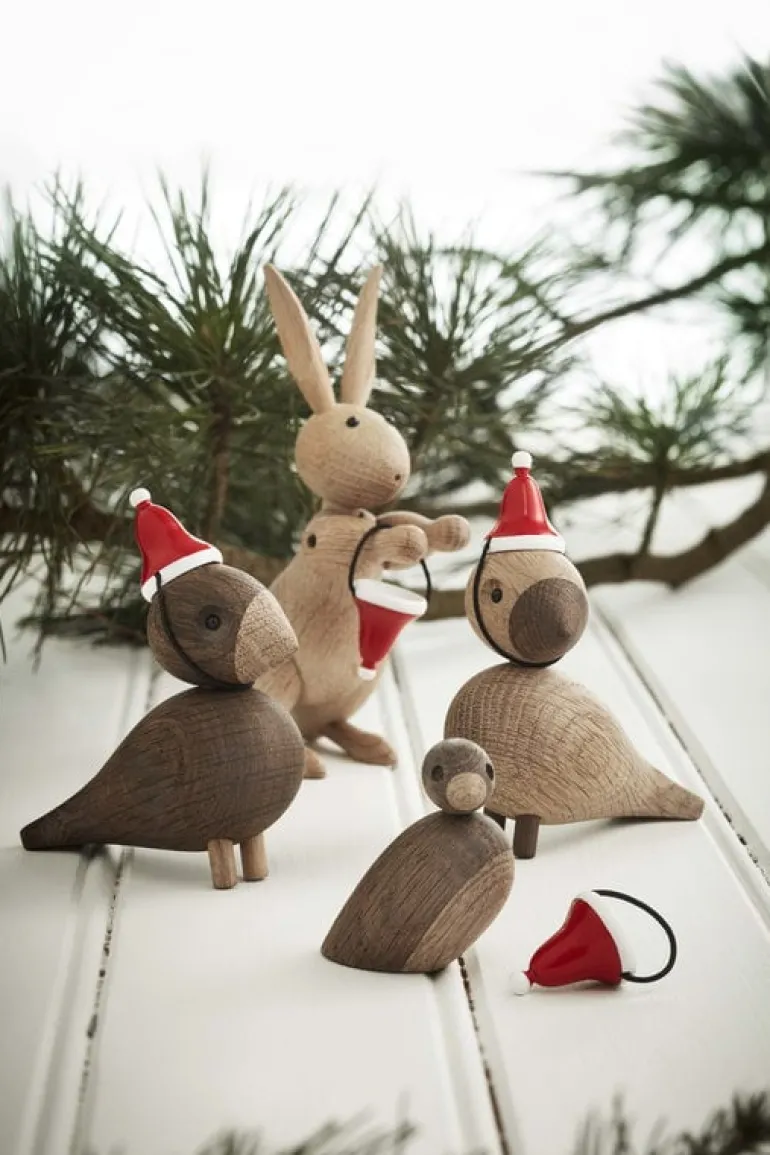 Kay Bojesen Denmark Lovebirds 2 pcs, oak - smoked oak