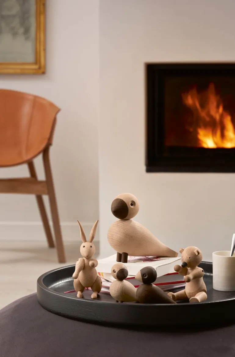 Kay Bojesen Denmark Lovebirds 2 pcs, oak - smoked oak