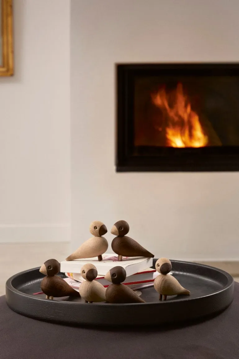 Kay Bojesen Denmark Lovebirds 2 pcs, oak - smoked oak