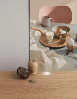 Kay Bojesen Denmark Menageri salt and pepper set, oak - smoked oak